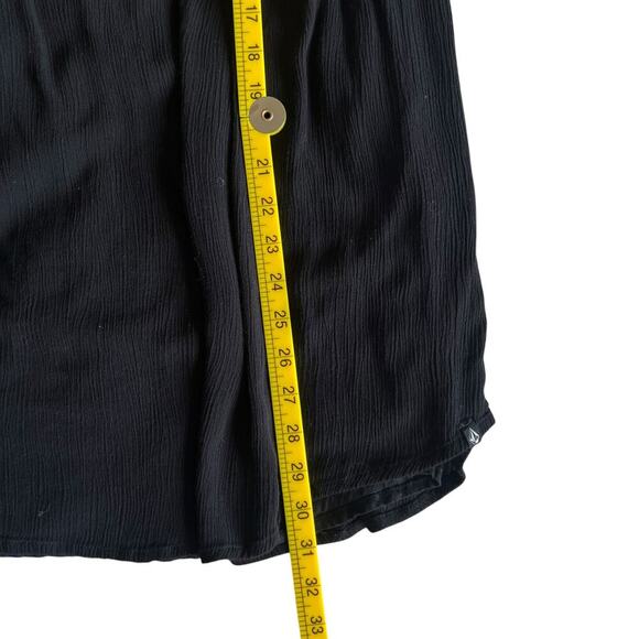 Volcom Women's Sunset Path Mini Dress Black Size Small Boho Crotchet Festival - Picture 10 of 10